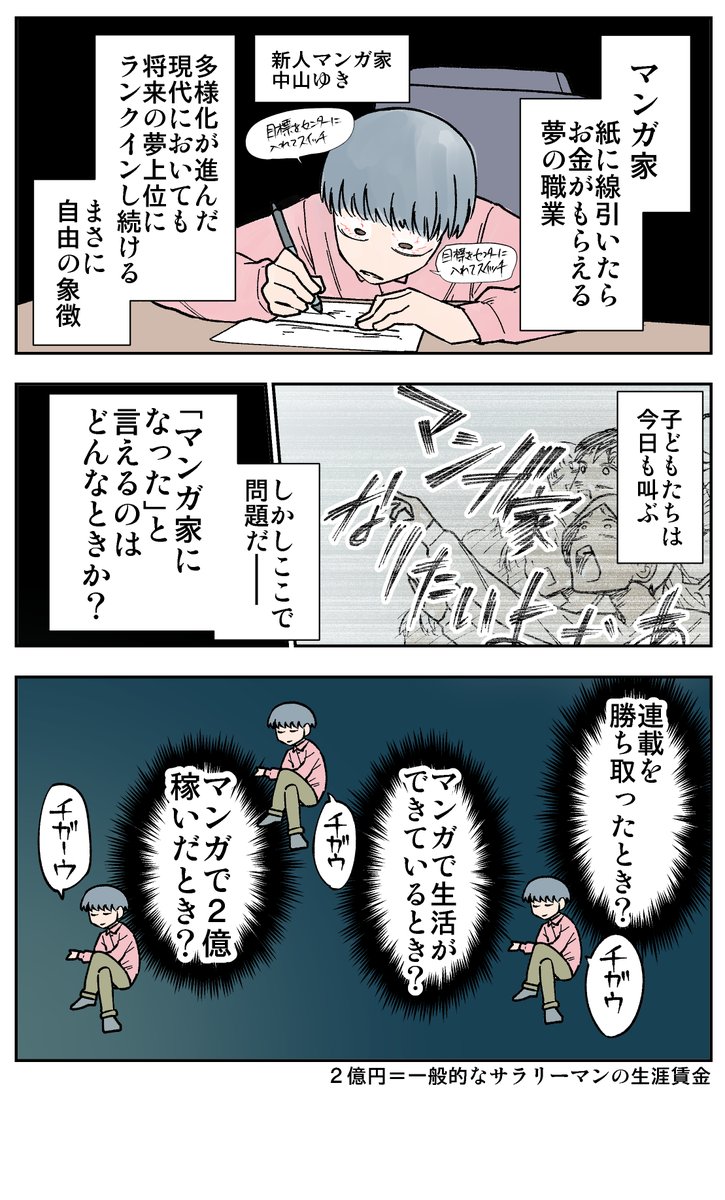 俺がマンガ家になった日の話 中山 ゆき 毎日漫画更新中 の漫画