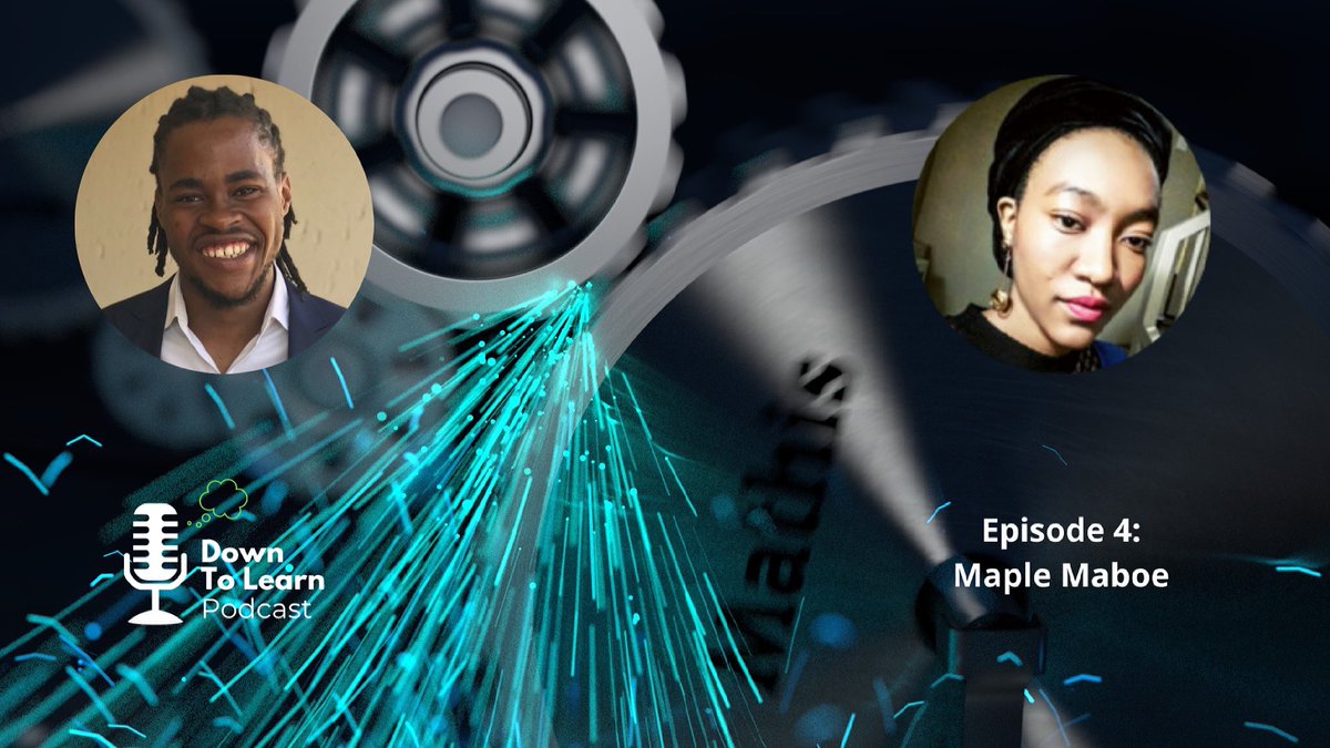 down_to_learn's tweet photo. 🚨🚨🚨

”Down to Learn Podcast Episode 4 | Maple Maboe | Electromechanical Engineering, Ying &amp; Yang” is now out on YouTube! 

This is a good one folks, don’t miss it!

https://t.co/MO0j7iKvCm https://t.co/gdDWljErVX