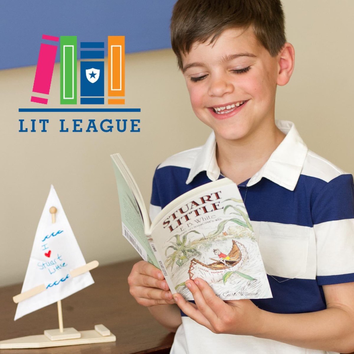 litleagueboxes's tweet photo. Take a journey with Lit League and the classic children’s novel, STUART LITTLE! Model boats, alternate endings, sketching, and putting the scientific method into practice are just some of the activities you have in store with this box. #classicsforkids #adventuresinreading #read https://t.co/OOM5YBemkd