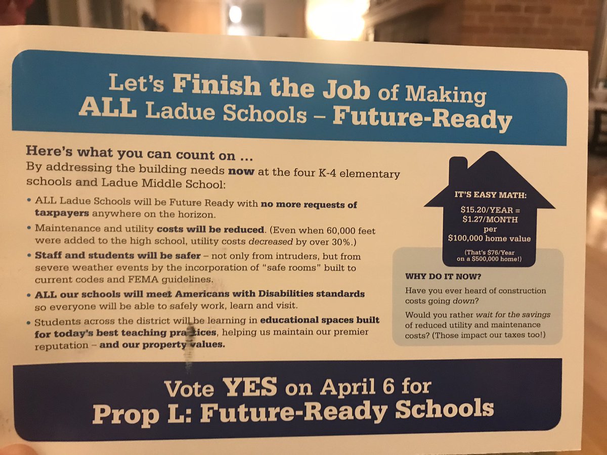 Educate yourself and Vote Yes on Prop L 4/6 - today’s mailer: