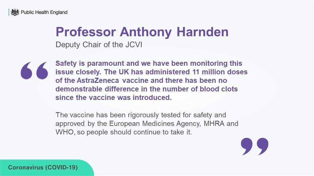 Dr Nikita Kanani (she/her) (@nikkikf) on Twitter photo #astrazenecavaccine is safe and effective - please take your vaccine when you are offered it 👍🏽
#CovidVaccine <a href="/NHSEngland/">NHS England</a> #astrazenecavaccine is safe and effective - please take your vaccine when you are offered it 👍🏽
#CovidVaccine <a href="/NHSEngland/">NHS England</a>