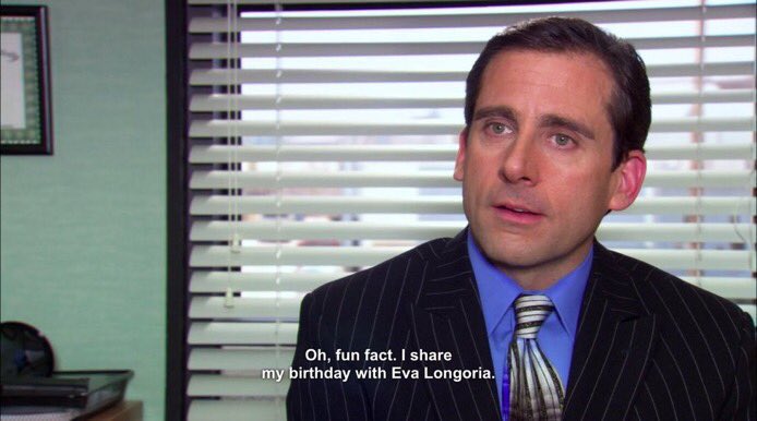 Happy Birthday Michael Scott and Eva Longoria! 