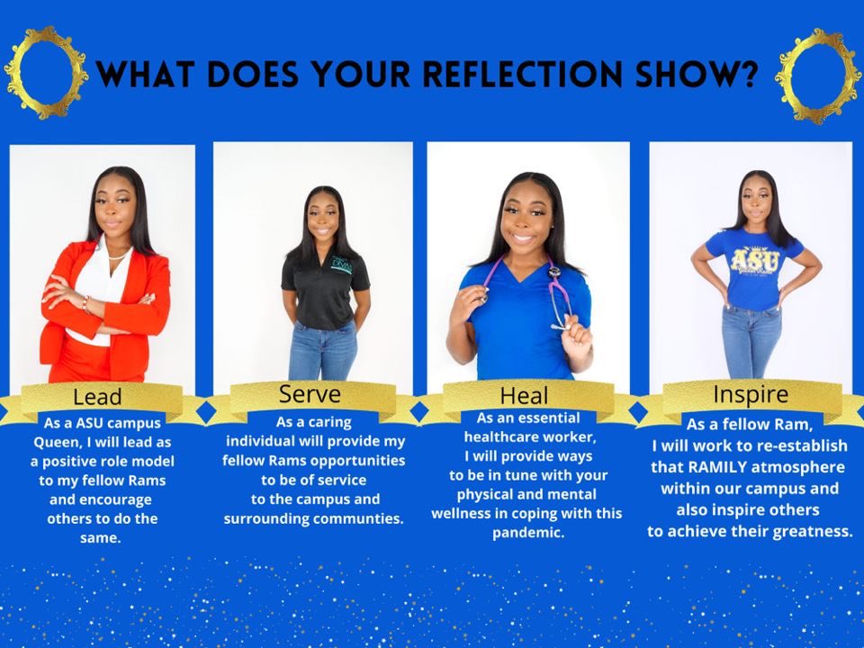 AmayaSh_Pri's tweet image. Attention Senior RAMS! What does your reflection show? Let’s, Lead, Serve, Heal, and Inspire.....TOGETHER!💛
#albany_rys21
#reflecttogether
#ASUTWITTER