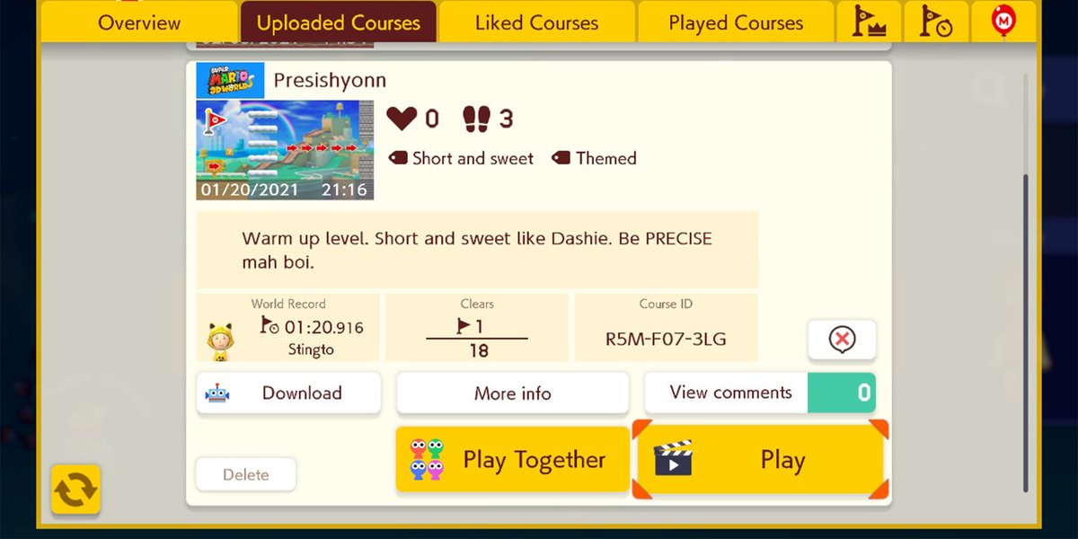 BopCow's tweet photo. @DashieXP #DashieMaker2 MAH BOI, seems like you've been having a rough time with these levels lately. Finish off with this one and give yourself a break. https://t.co/h5Ru23rhlg