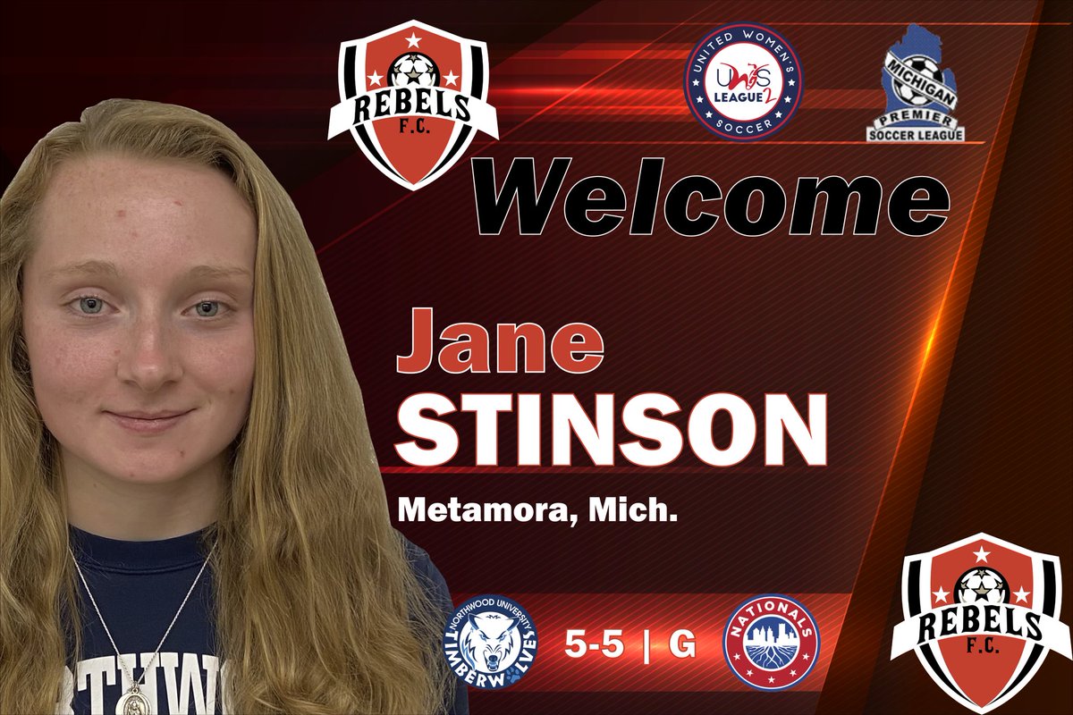 Welcome to the Rebellion!! Current @NUwomensoccer goalkeeper and former <a href="/NationalsGA/">Nationals Girls Academy</a> standout Jane Stinson!!