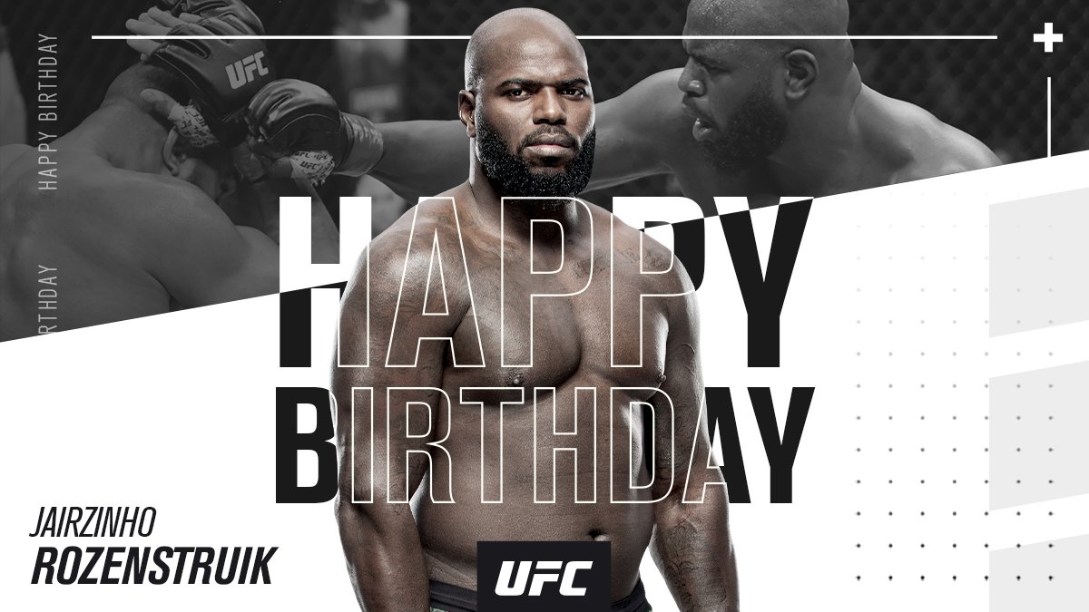 ufc's tweet photo. Help us wish a very Happy Birthday to ‘Bigi Boy’ @JairRozenstruik 🇸🇷 https://t.co/vzLzU4kuzh
