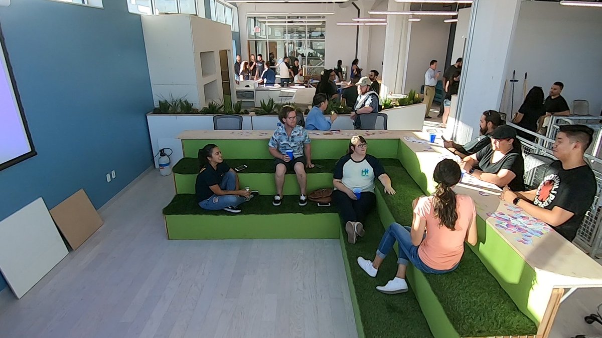 Hey, pals! Your cool coworking spot here just saying hello and checking in. We miss you all and hope you're safe and healthy. Can't wait see your smiles in our space once it's safe. ❤️