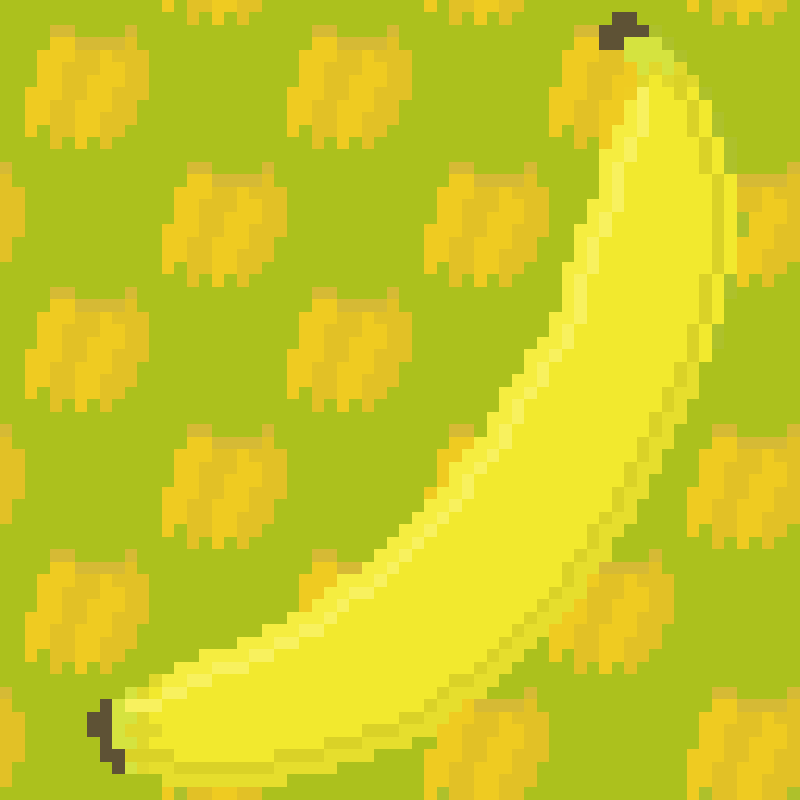 Multuk3's tweet photo. Banana.
@Pixel_Dailies #pixel_dailies  #pixelart https://t.co/kZO58nGm5V