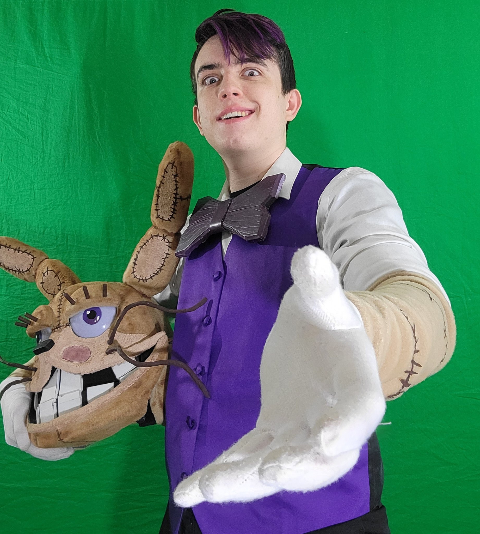 Glitchtrap Cosplay  Fnaf cosplay, Cosplay, Bonnie costume