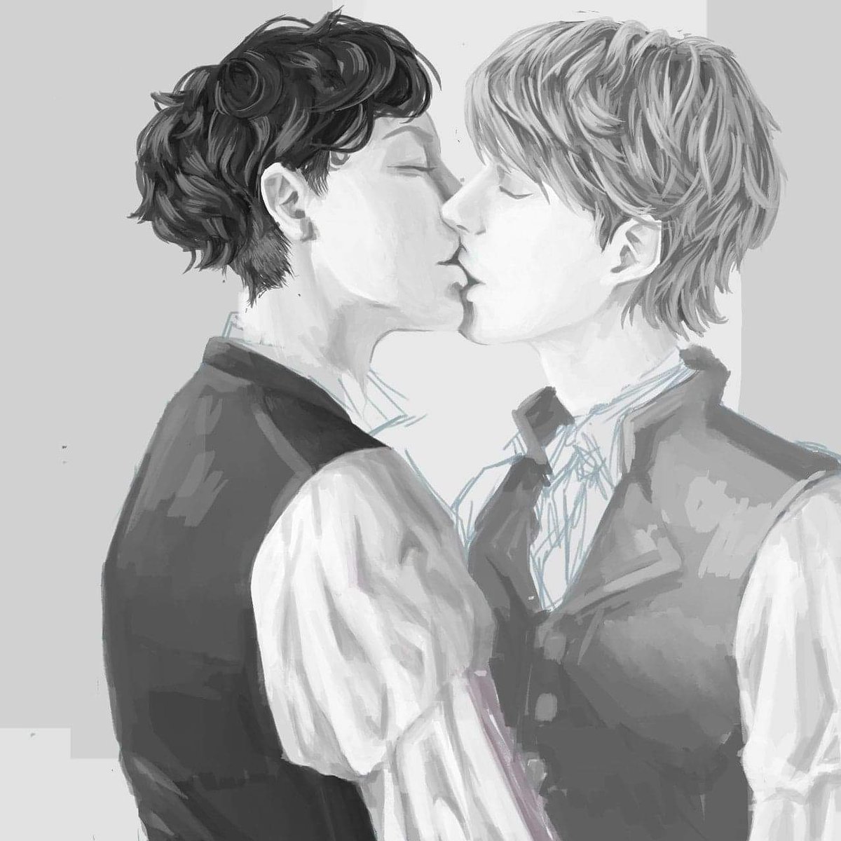 girll_alien's tweet photo. Don't think this will be finished anytime soon
So Imma just put this here

 #character  #art #illustration #drawing #draw #digitalpainting  #grayscale #portrait #painting #valuestudy #kiss #BL https://t.co/TGLxajtVRa