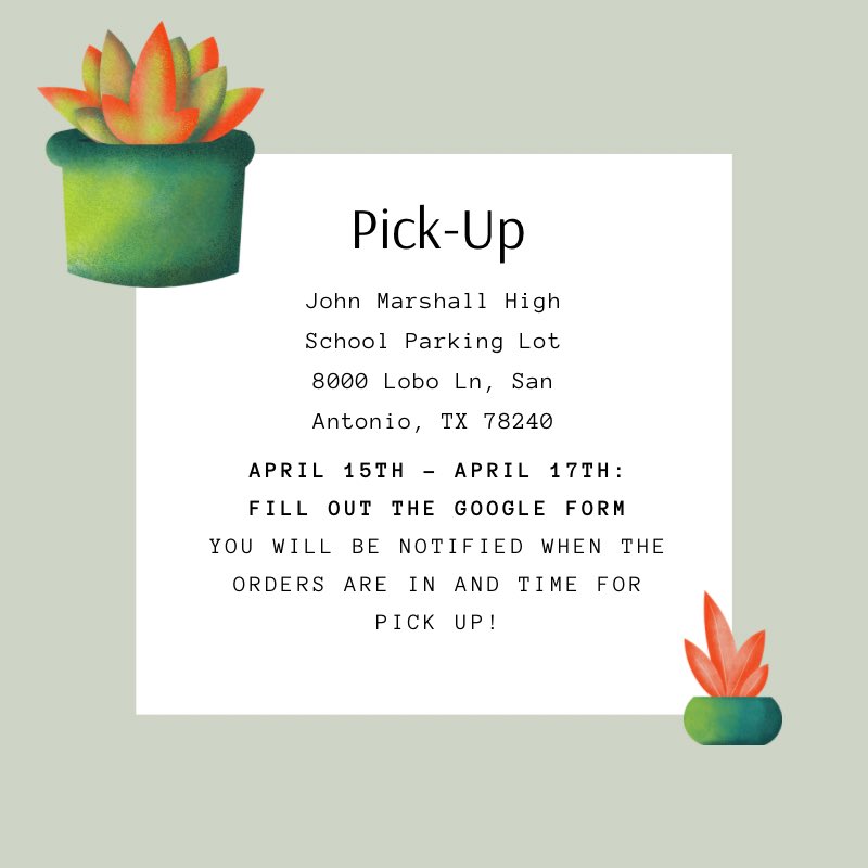 marshall__bus's tweet photo. Hey y’all ! It’s spring!!🌱Help the environment and support John Marshall High School BPA. For only $5 you’ll get a succulent click the link in our bio to pre-order yours now! If you have any questions feel free to message us! https://t.co/TxxVz873Cw