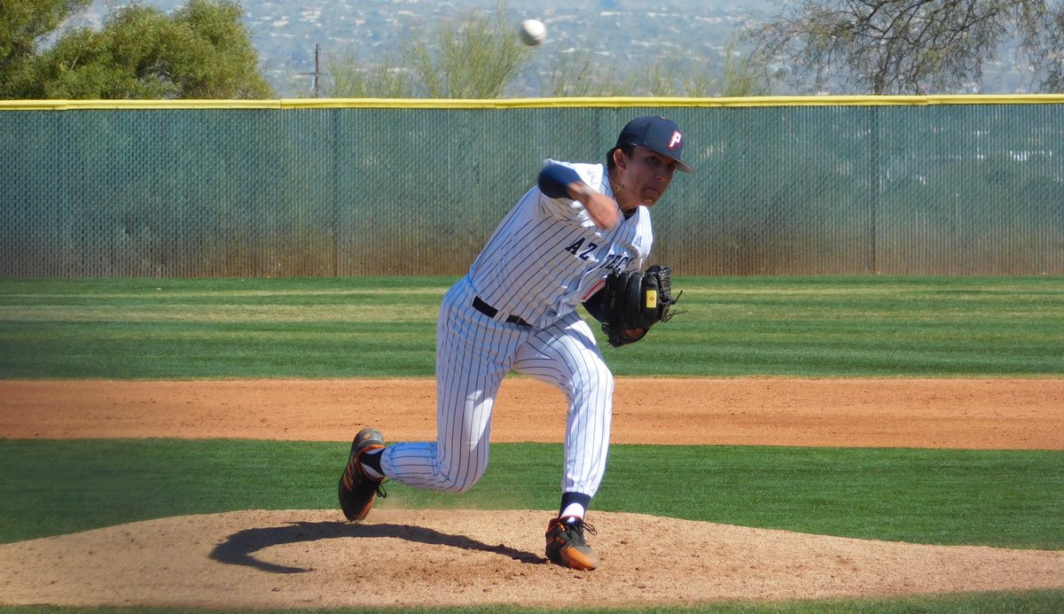 Congrats to Aztecs <a href="/BaseballPima/">Pima Baseball</a> RHP Wilson Bannister <a href="/WilBannister_4/">Wilson Bannister</a> named ACCAC DIVISION I PITCHER OF THE WEEK. He threw a complete-game shutout last Tuesday against Phoenix College. He's thrown 21.2 innings so far with 22 strikeouts. #PimaBaseball
pimaaztecs.com/sports/bsb/202…