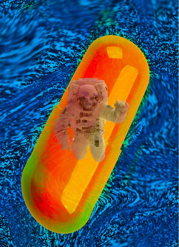 MarkCastator's tweet image. Lost in Space. #orangepill #digitalartwork