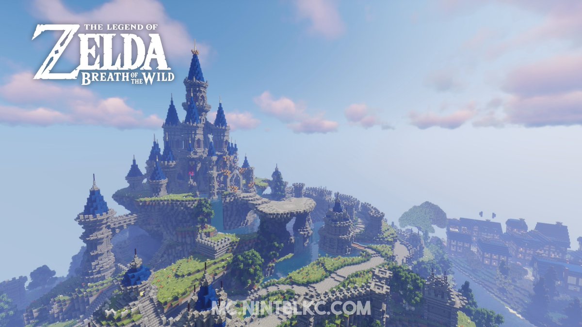 NintendoBlackC's tweet photo. Here are some renders of the official NintendoBlackCrisis Zelda Minecraft server! (address is in the bottom middle of the images) https://t.co/0Vv1qoV8MU