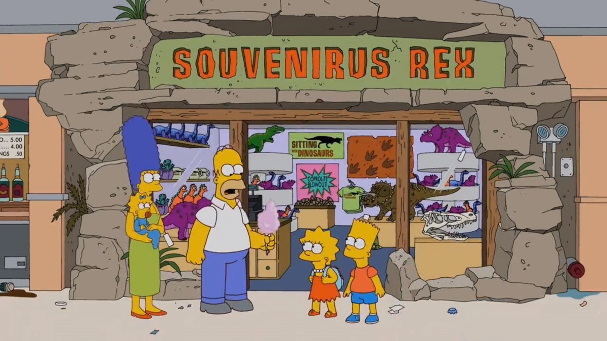 _vlad_is_'s tweet photo. Just turned my first artwork made in 2008 to my first NFT token. Very symbolic! 😃 

Fun fact: a modified version of this picture was used in one of #TheSimpsons episodes. 😆
https://t.co/VSkCVrfjEv
#NFT #nftcollectors #nftart #NFTartist #dinosaur #tyrannosaurus #NFTCommunity https://t.co/2cqQh0IslG