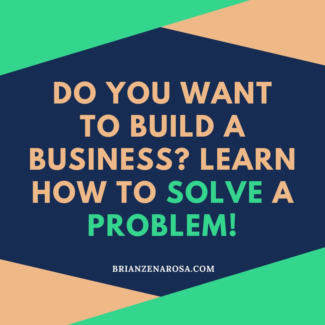 brianzenarosa's tweet image. #SolveAProblem