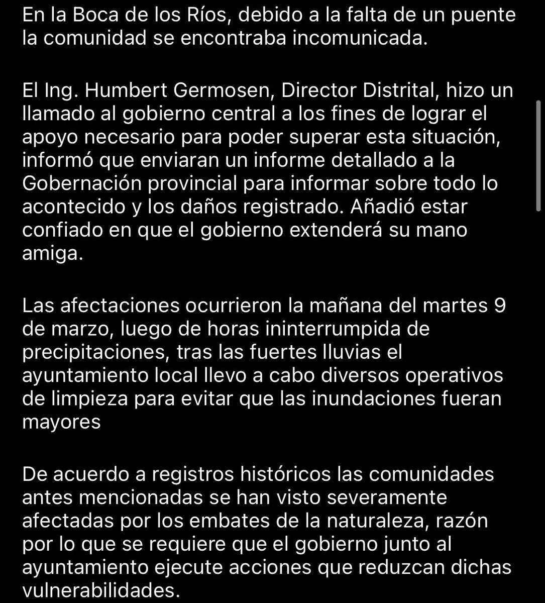Todavía <a href="/PresidenciaRD/">Presidencia de la República Dominicana</a> siguen en campaña. Donde deberían declarar estado de emergencia por las lluvias es en Las Lagunas,Moca. Su esfuerzo es hacer tendencias falsas con bots. ¡Que falta de empatía! Solo porque el alcalde es del PLD. ¿Qué hacemos con esas comunidades?