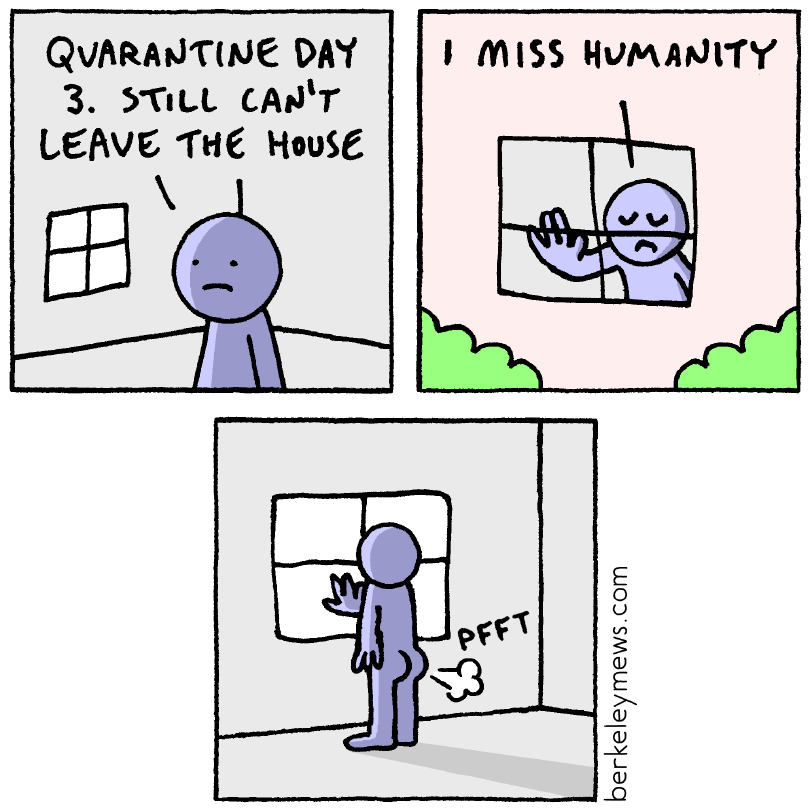 coronavirus comics from a year ago 😷 