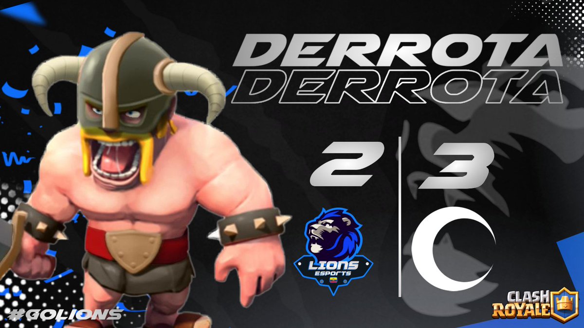 lions_esportsTM's tweet photo. #ClashRoyale| Derrota

Esta vez no logramos ganar 

🏆 @deltacup_cr
🆚 @EclypseEsports
🎯 2 - 3

📢 @Luis96ec

🦁Roster:

@TheOnlyAbyss
@WEFuentes95
@Luis96ec
@lobando24
@AlejandroGMcr

Mejoraremos para no cometer los mismos errores 💪🏻

#GoLions🦁 https://t.co/Yrjl0GFijy