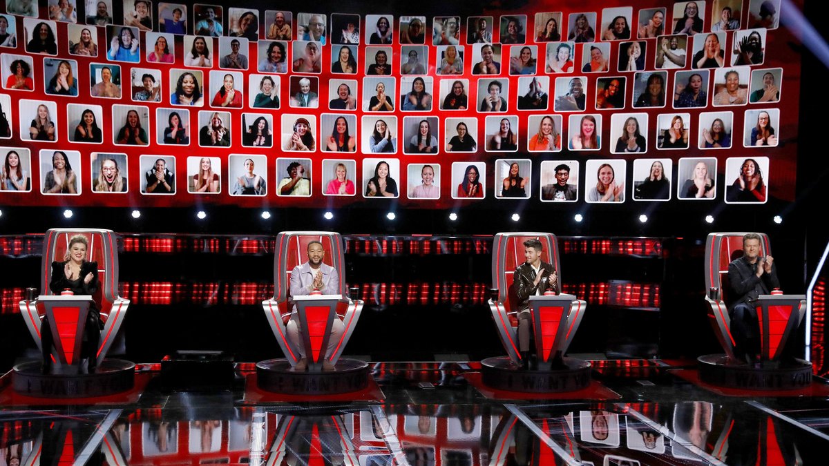 NBCTheVoice's tweet image. One more week of #VoiceBlinds left... which Coach do you think will fill their team first? 🤔