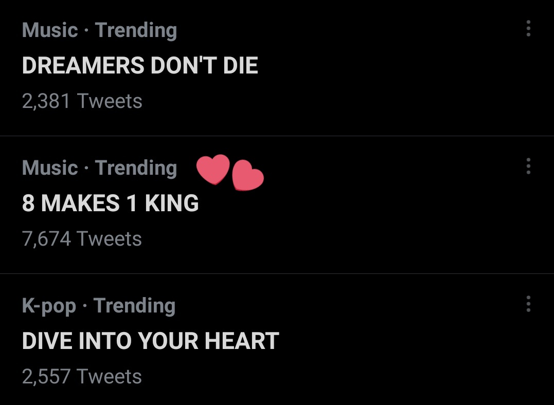 Atiny_support's tweet photo. 8 makes 1 King is trending. Drop the tag line and don't forget to tag ATEEZ  #ATEEZ #에이티즈 @ATEEZofficial https://t.co/diz9NK7FN6