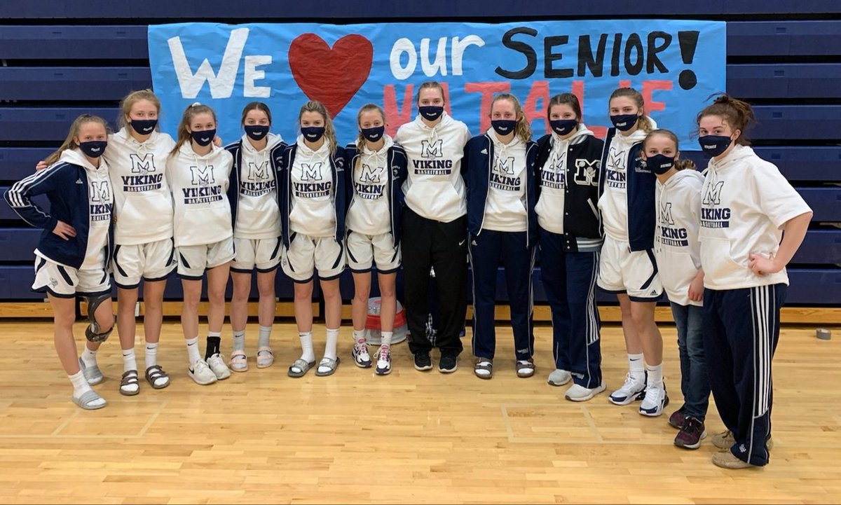 marysvillehoops's tweet photo. We worked for Natalie tonight!  In true measure gave us everything she had on and off the court on Senior night!  We love you!! Go Vikings! https://t.co/gUhf0pAitB