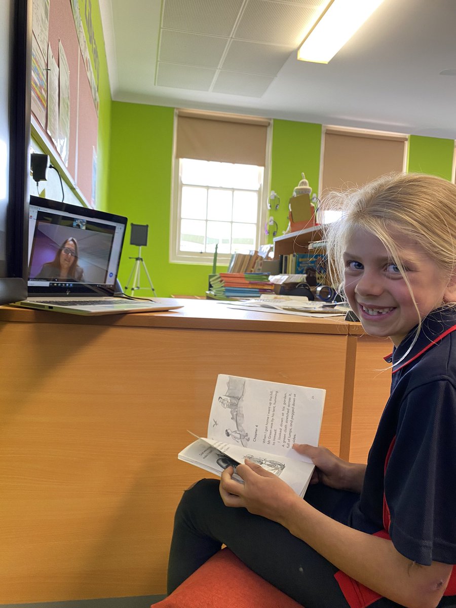 bradnhaz's tweet image. Technology is our friend sometimes in this world and today is so. Lily was able to Zoom and read to @KathyPowzun. Thanks so much Kathy for engaging with Lily. She has been so excited about this opportunity. #LoveWhereYouWork #lovewhereyoulearn @dizdarm @KCDURAN75 @NSWEducation