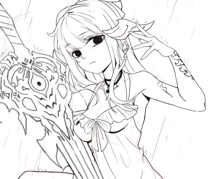 Follow my twitter for more WIP, hope I can get 3000 followers this year, Thank you #daikazoku63 #digitalartwork #FANART #commissionsopen #Commission  #artcommissions #FF14 #FF14イラスト #artwork #anime #illustration #art  #kawaii #cute #AnimeGirl #ArtistOnTwitter 