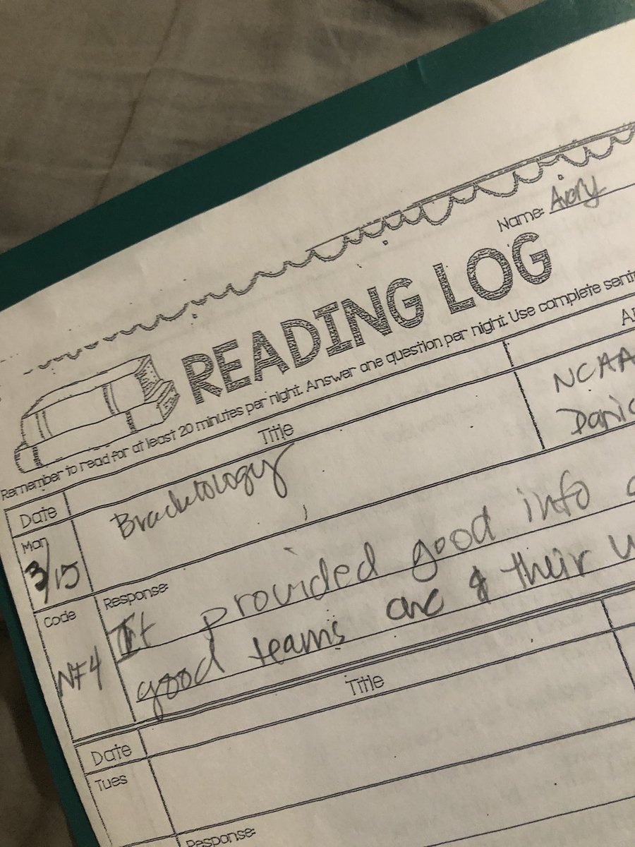 RobynHicks's tweet photo. Told my son brackets counted as 20 min of reading tonight, and if his teacher was mad, she could email me. 🤷🏻♀️ #totallycounts https://t.co/lFvcZZssII