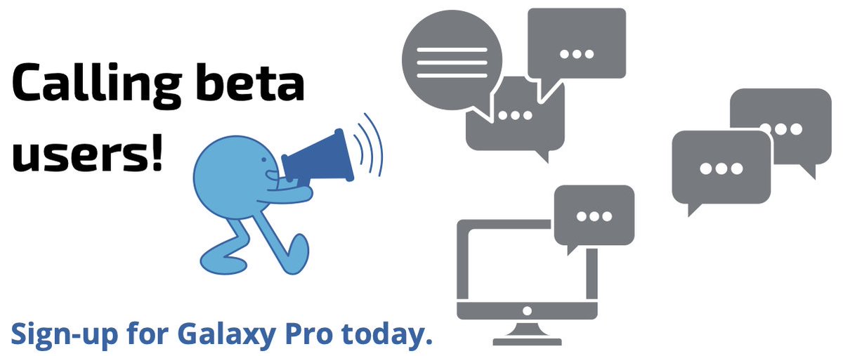 A new era is upon us in the #usegalaxy world: a subscription-based Galaxy Pro service is on the horizon, helping accelerate research. Let us know if you'd like to become an early adopter with free access in exchange for some feedback! galaxyworks.io