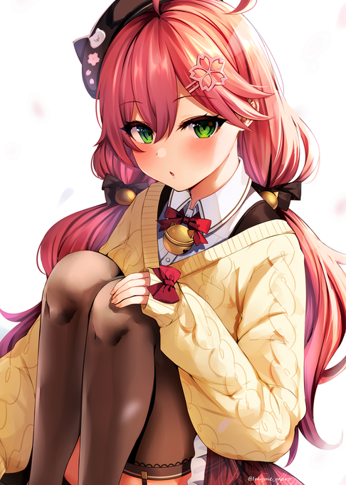 #miko_Art 
みこちとお花見デート🌸 