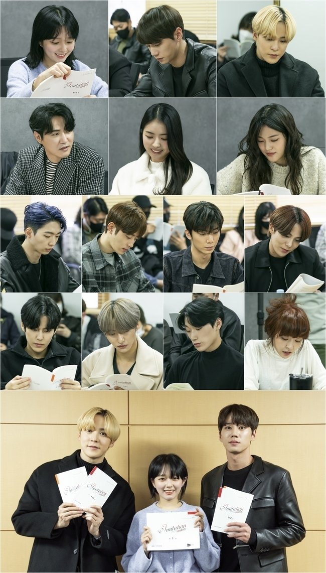  #Imitation Script reading #LEEJUNYOUNG as top Idol Shax' center will snipe women's hearts this spring with cynical charm. The chic tone exudes charisma and induces laughter with a reversal aspect. When teaming with Jung Jiso, he bursts with charm. #이준영 https://entertain.naver.com/read?oid=609&aid=0000413701