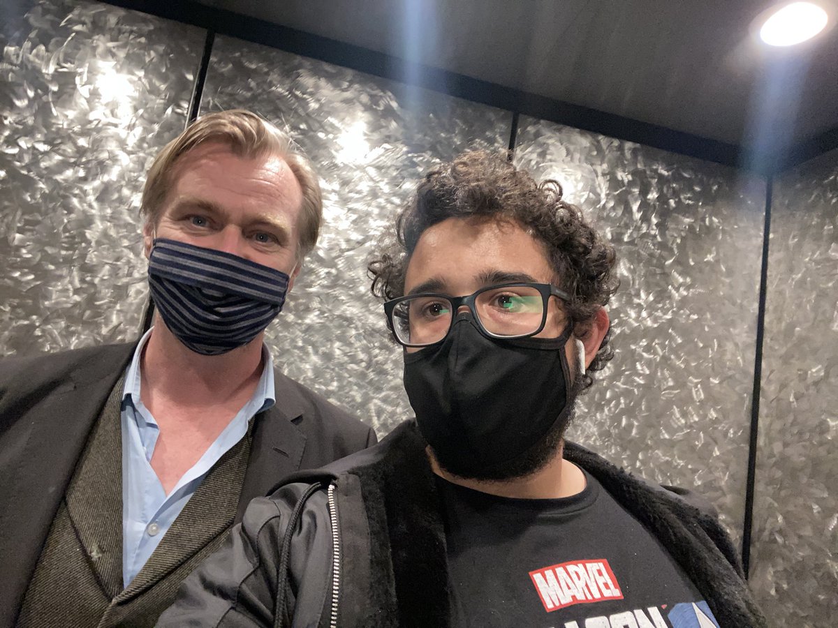 Tyler Disney On Twitter Met Christopher Nolan At Amc Burbank 16 In The Elevators Today I Think I Know Where He Get His Confusing Ideas Americanamemes Https T Co Fi3tkilyaq