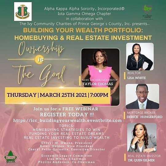 IGOAKAs's tweet photo. Join this FREE homebuying and real estate investing workshop on March 25! Register on Eventbrite. https://t.co/d0vTmB9KrG https://t.co/DvO9MBxORs