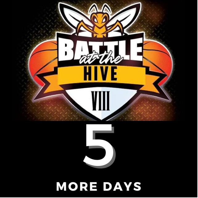 HiveHoopsOK's tweet photo. Only 5️⃣ more days till Battle at the Hive! Who’s ready??🏀🏀 https://t.co/2G160qquTk