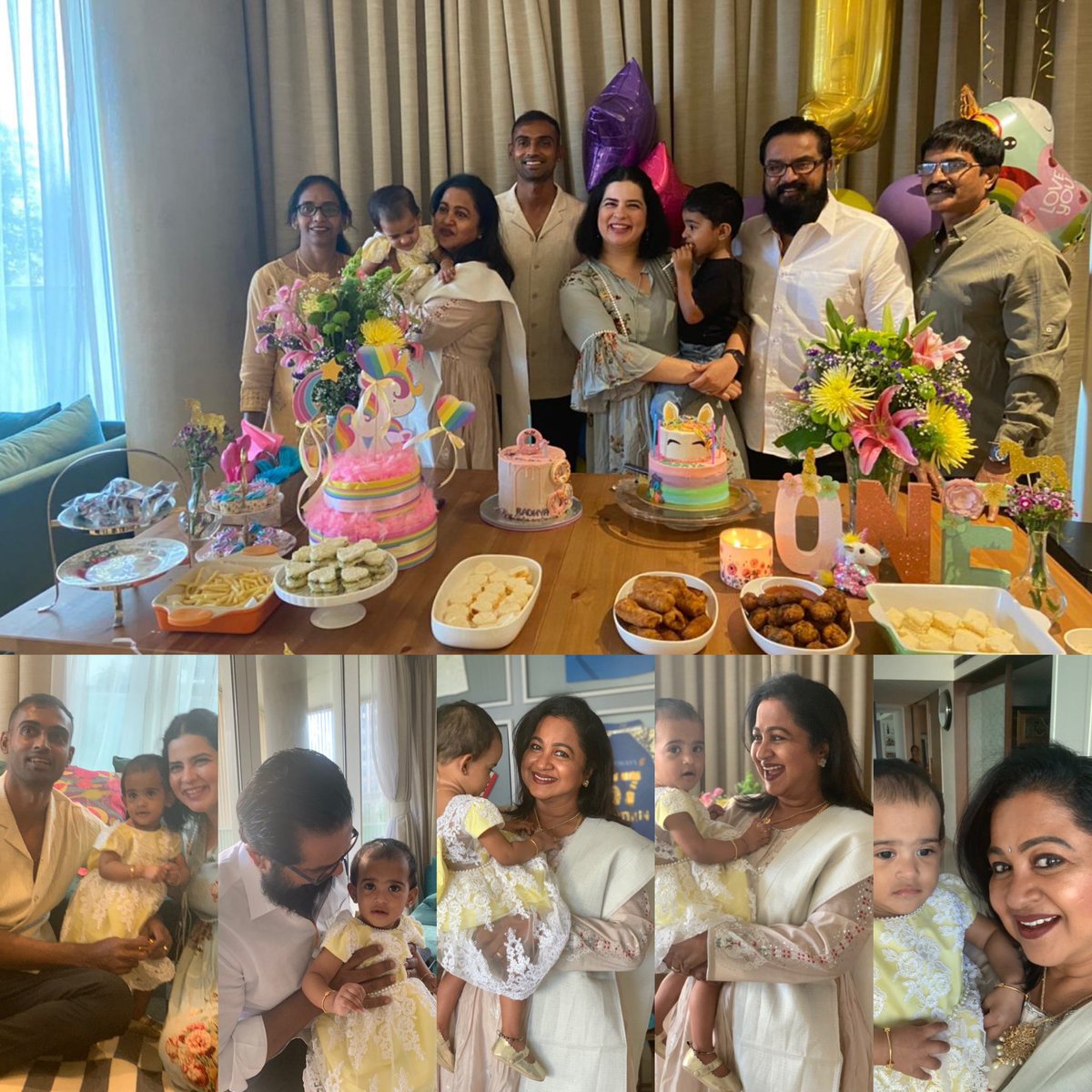 realradikaa's tweet photo. A day of joy and happiness with loved ones on Radhyas birthday ❤️❤️❤️ https://t.co/55nzy0Yasb