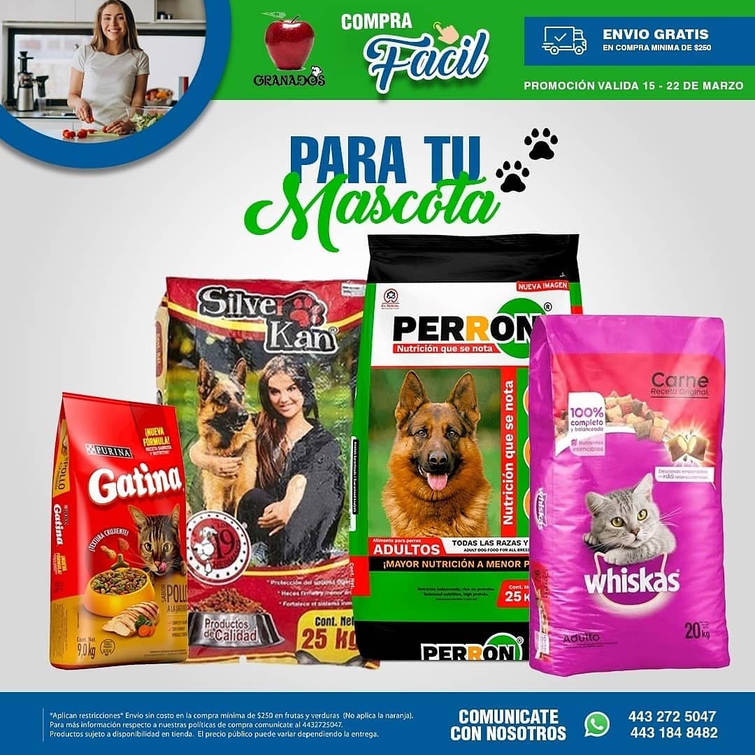 Encuentra los mejores productos para tu hogar con nosotros🍎

Te lo llevamos a domicilio gratis en la compra mínima de $300 🚛

Pide tu lista aquí: wa.me/524432725047 nosotros hacemos tu súper 👈🏻

#Morelia #DistribuidoraGranados #delivery