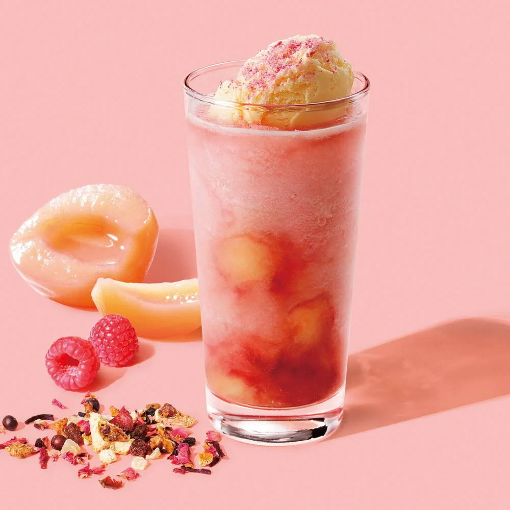 スターバックス『sakura ピーチ&ラズベリーティーフラペチーノ』『sakura ピーチ&ラズベリーティー』が六本木ヒルズで限定販売！春らしいピンクが可愛い！！