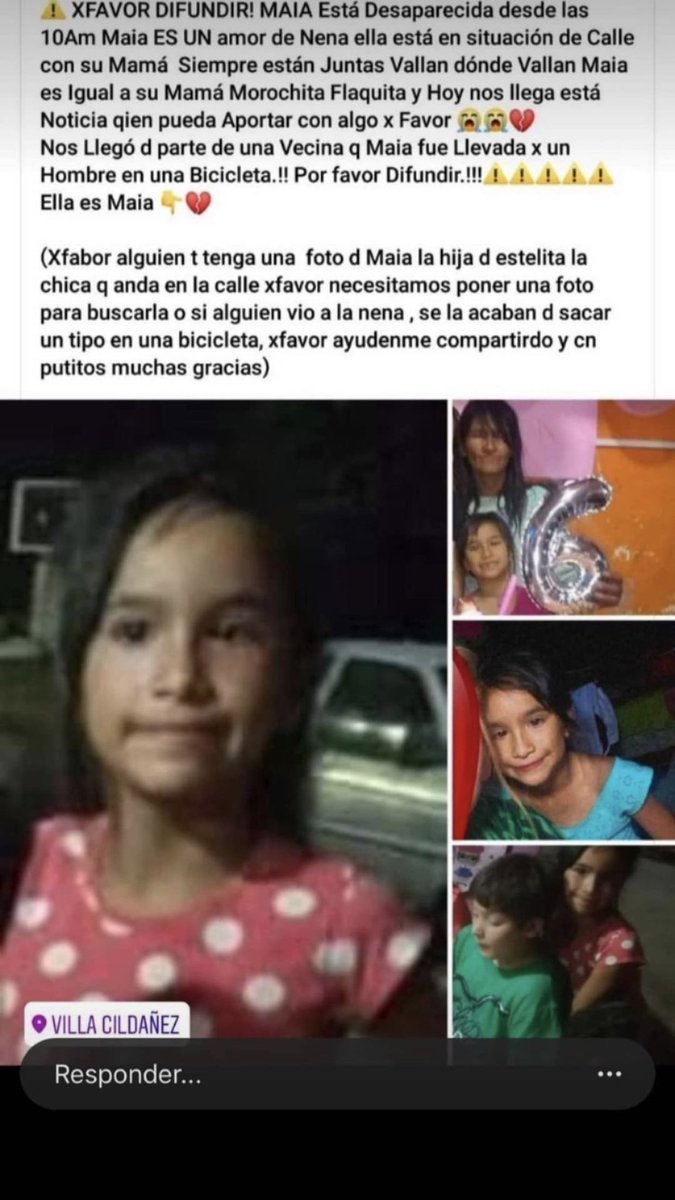 saramalacara_'s tweet photo. estoy destruida paso a unas cuadras d mi casa difundan x favor todos https://t.co/TecOoM06OJ