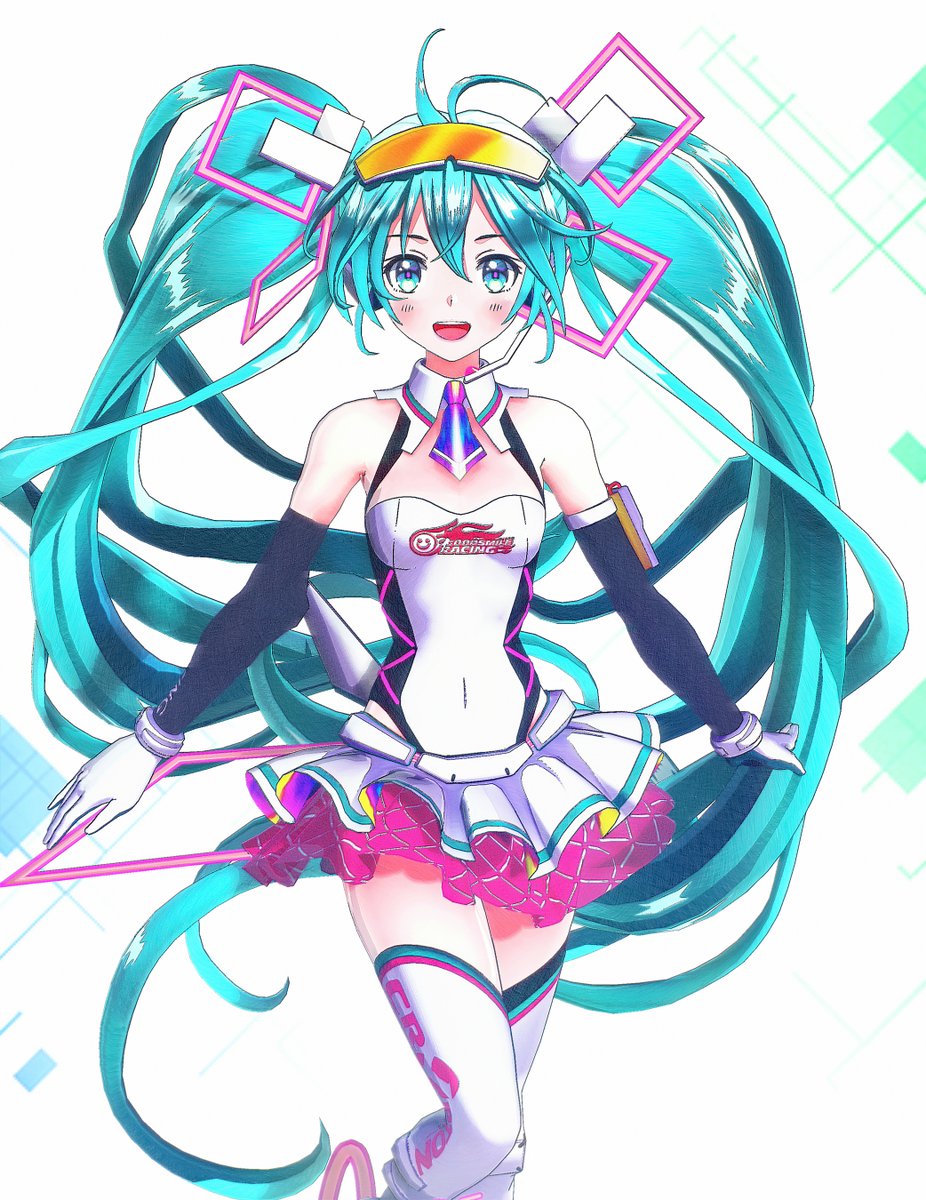初音ミク ,レーシングミク 「RacingMiku♪ 」|kokoのイラスト