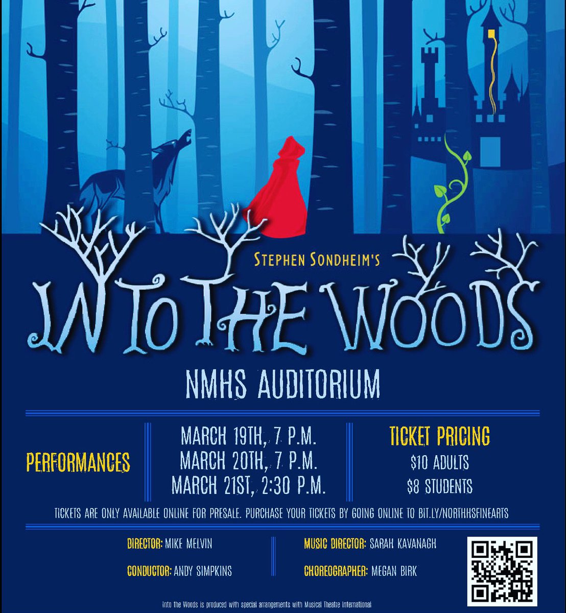 Come see our HS musical, “Into the Woods”! This weekend - you may only get tickets online. It is a fantastic show, you won’t want to miss it! 

vancoevents.com/us/book/sessio…