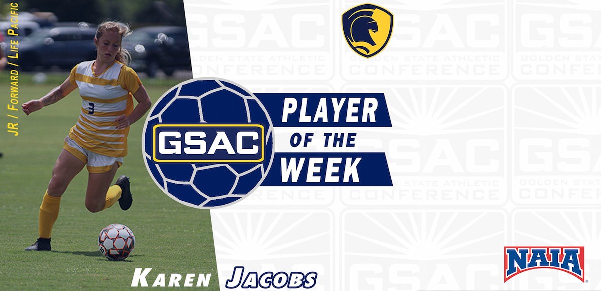 LpuWarriors's tweet photo. Women's Soccer: Karen Jacobs Named GSAC Offensive Player Of The Week
#WarriorUp

@LPU_Soccer @CoachCook4444
 - https://t.co/ogwqgVKTPu https://t.co/Dyg1L4bIVg