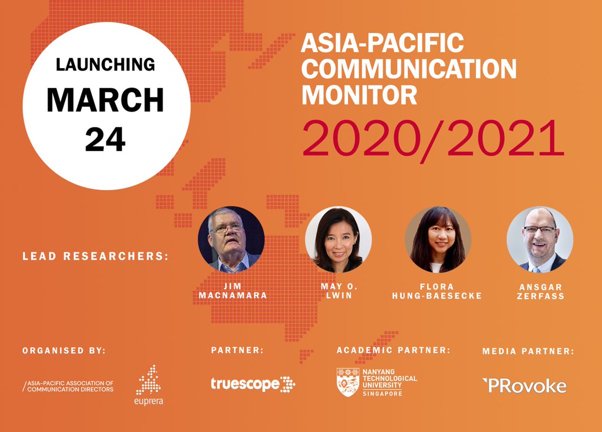 In this digitally connected world, what have been the most important strategy issues for PR &amp; Corp Comm since the APCM launched in 2015? Join us on 24 March 2021!! Register in advance for this webinar: utsmeet.zoom.us/.../reg.../WN_…
Faces at the webinar: 😃