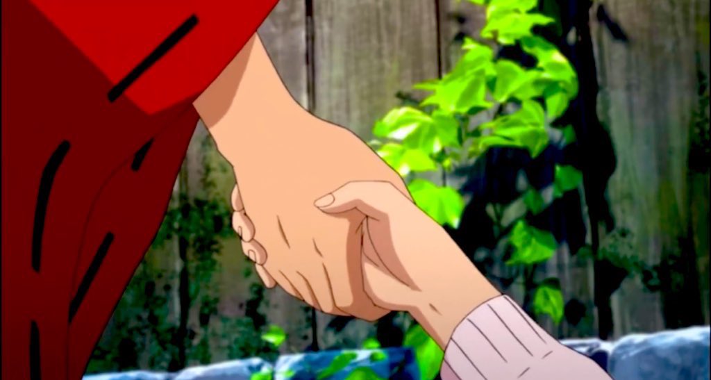 mangakagome's tweet photo. the parallelism between these two inukag scenes... cinematic excellence https://t.co/QVAkedkt3c