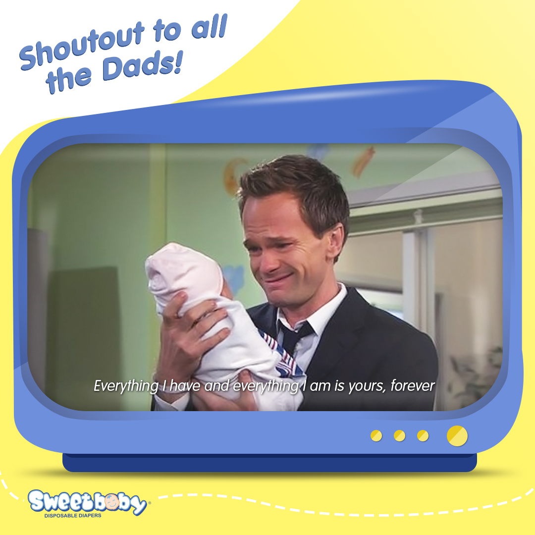 SweetBabyMain's tweet photo. Shout-out to all our Dads! Thanks for giving us all the love that we need. 💛
.
.
.
.
.
📺 CCTO: How I Met Your Mother | TV Series

#SweetBaby #YouCanCountOn #Dads #weloveyou #diapers #family https://t.co/gksmANRL9b