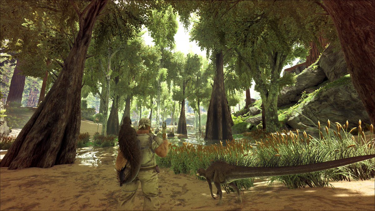 むー Ark 原始的なarkも楽しいです ペゴマは行方不明 猿は食べられ 生き残ったのは始祖鳥だけでした うーん