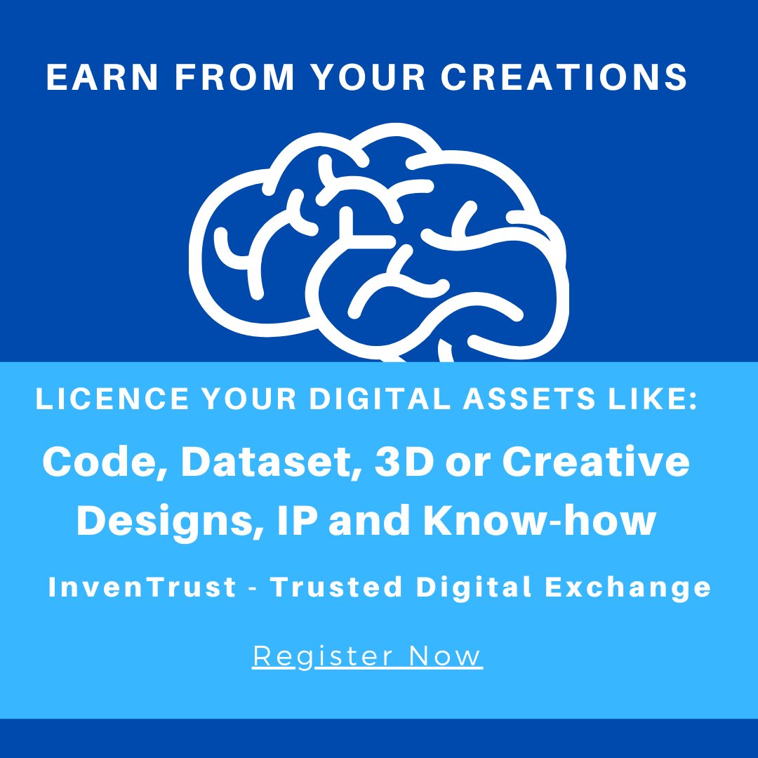License your creations lying in your PC through InvenTrust's Trusted Digital Exchange