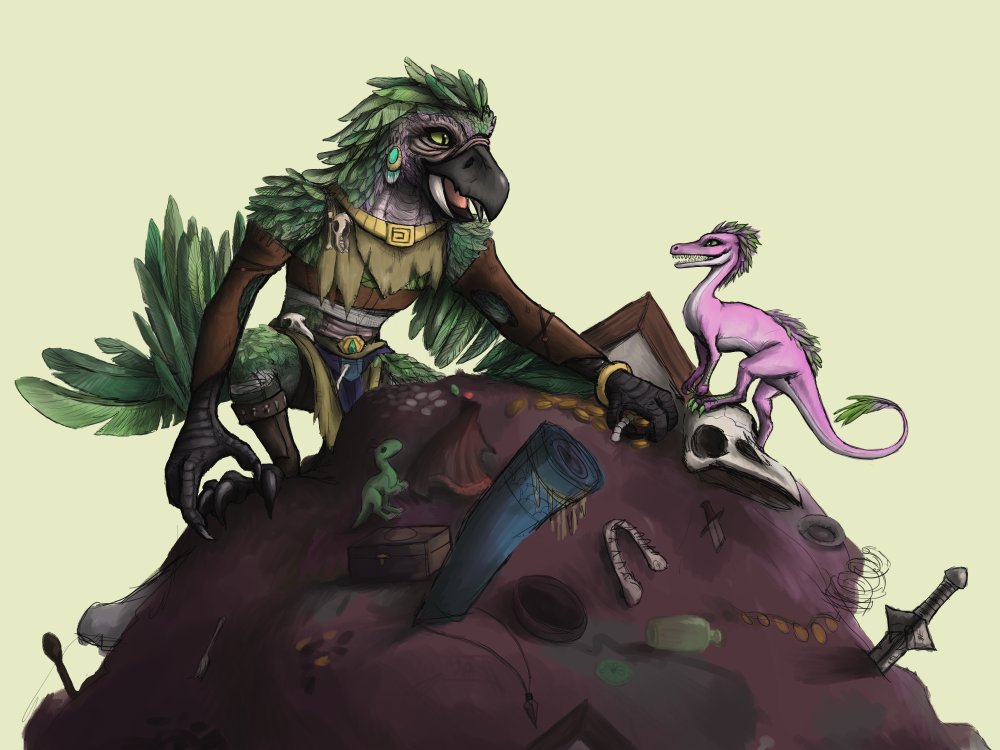 CervineBlue's tweet photo. Took longer than I intended but here she is! Niq'Naq, a lovely character <3
#WorldofWarcraft #arakkoa https://t.co/IGBfAv0JZm
