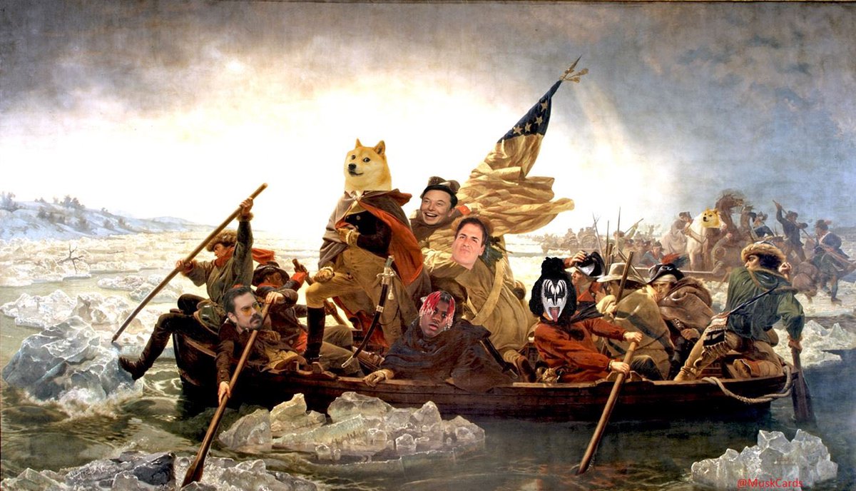 MuskCards's tweet photo. @itsALLrisky Doge memes never die! #DogecoinRise https://t.co/gxwfttoEZy