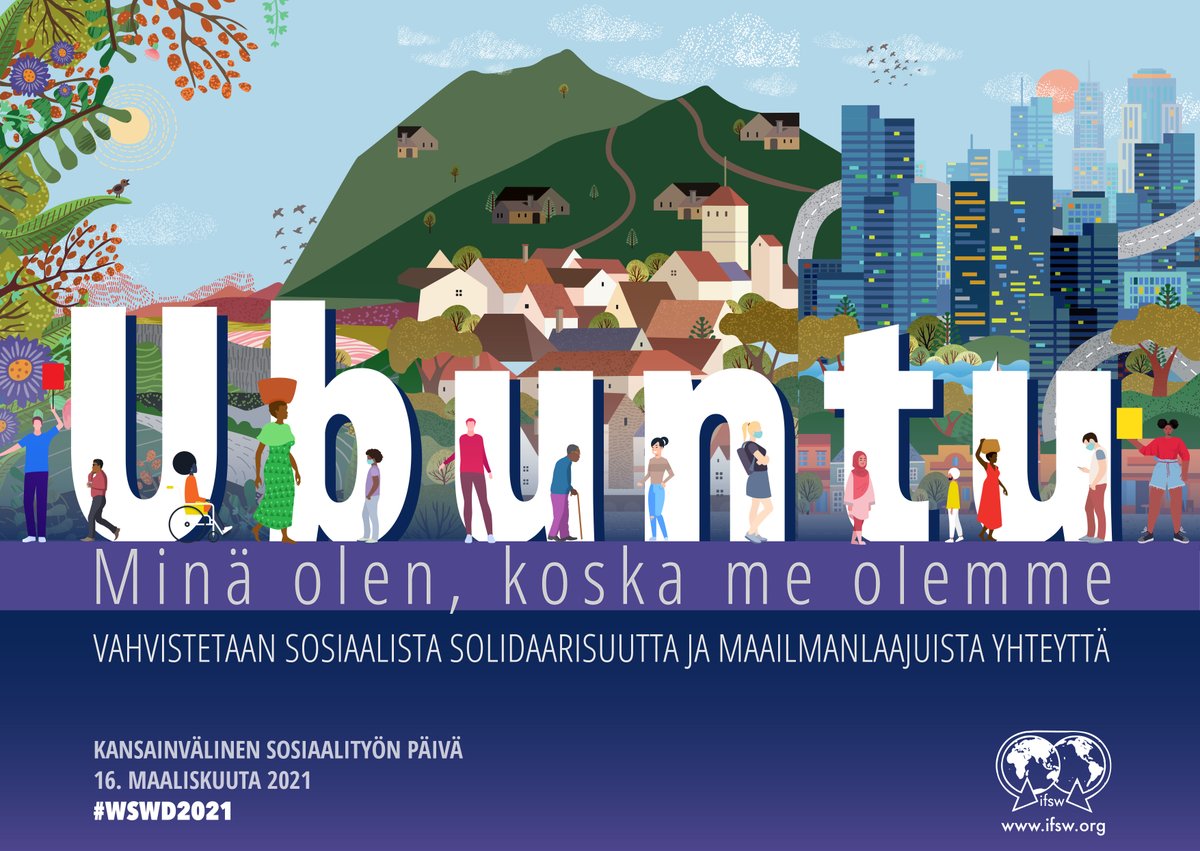 Hyvää kansainvälistä #sosiaalityö'n päivää! #wswd #wswd2021